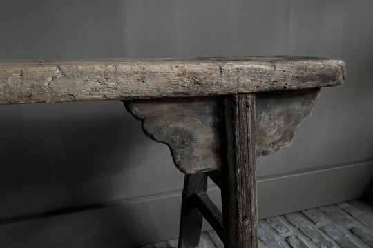 Authentiek Chinees houten bankje 